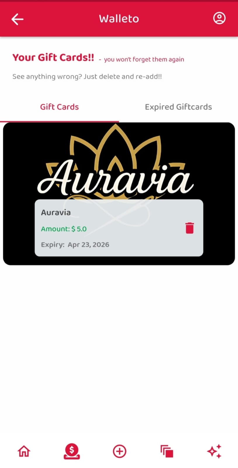 Gift cards